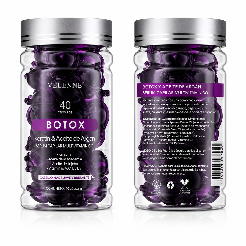 Cápsulas Capilares Botox Keratina Velenne™