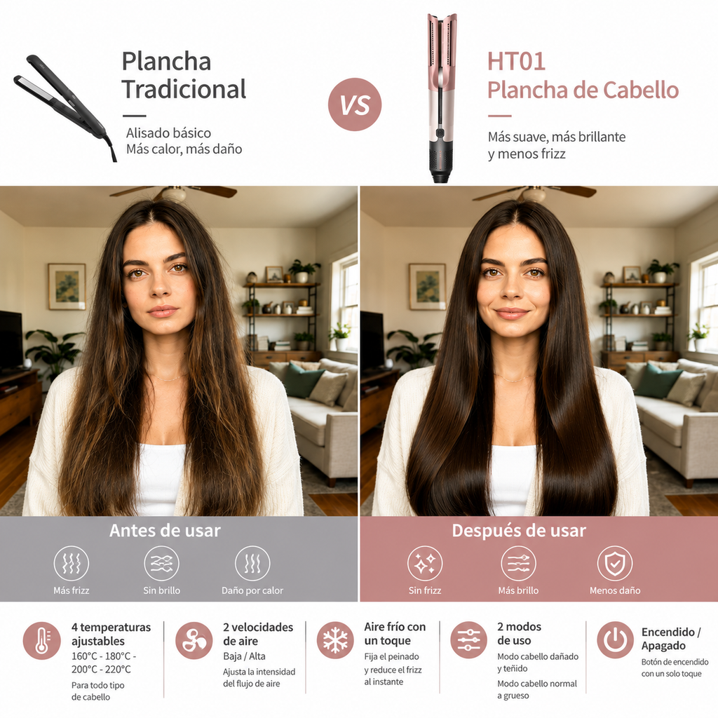 AeroLiss™ Secadora y Plancha 2 en 1