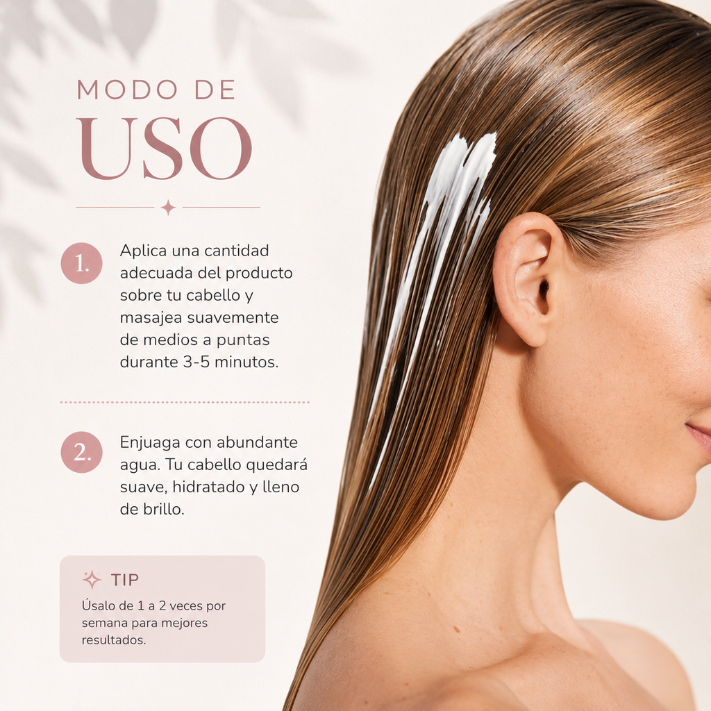 Mascarilla Capilar de Colágeno y Keratina