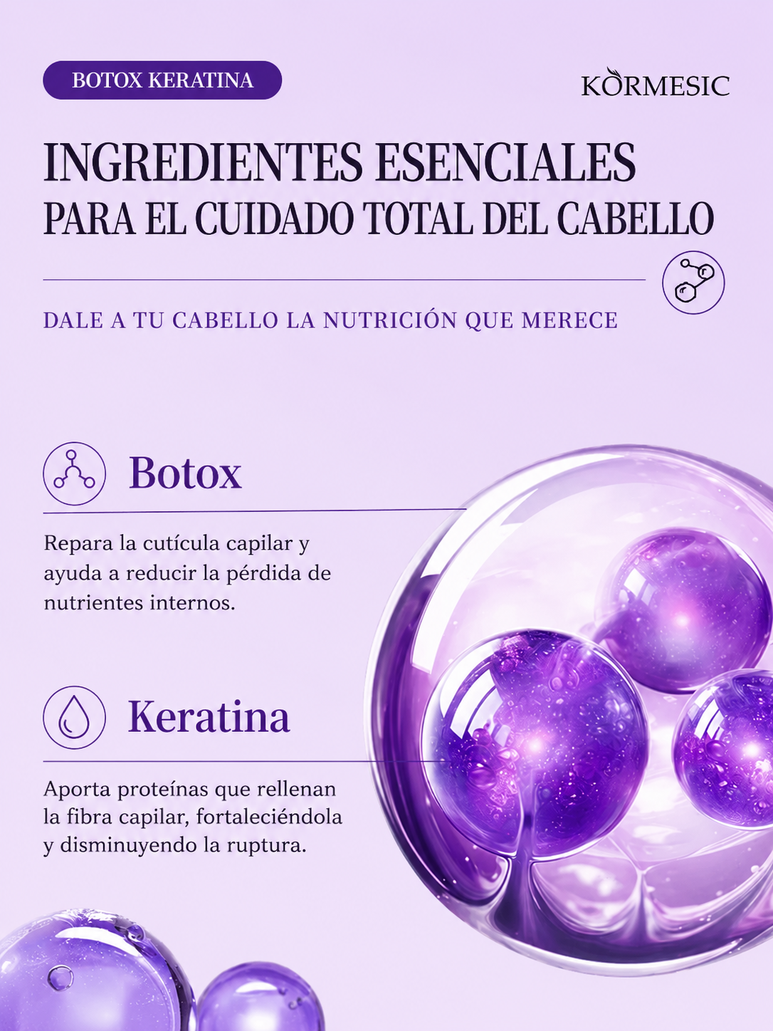 Velenne™ Mascarilla Capilar Botox Keratina Reparadora