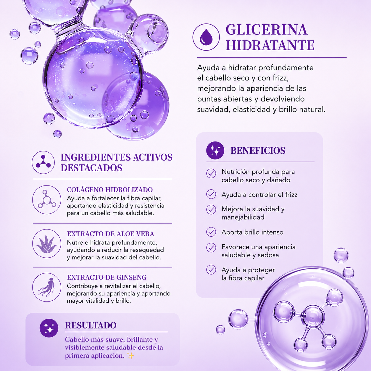 Velenne™ Mascarilla Capilar Botox Keratina Reparadora