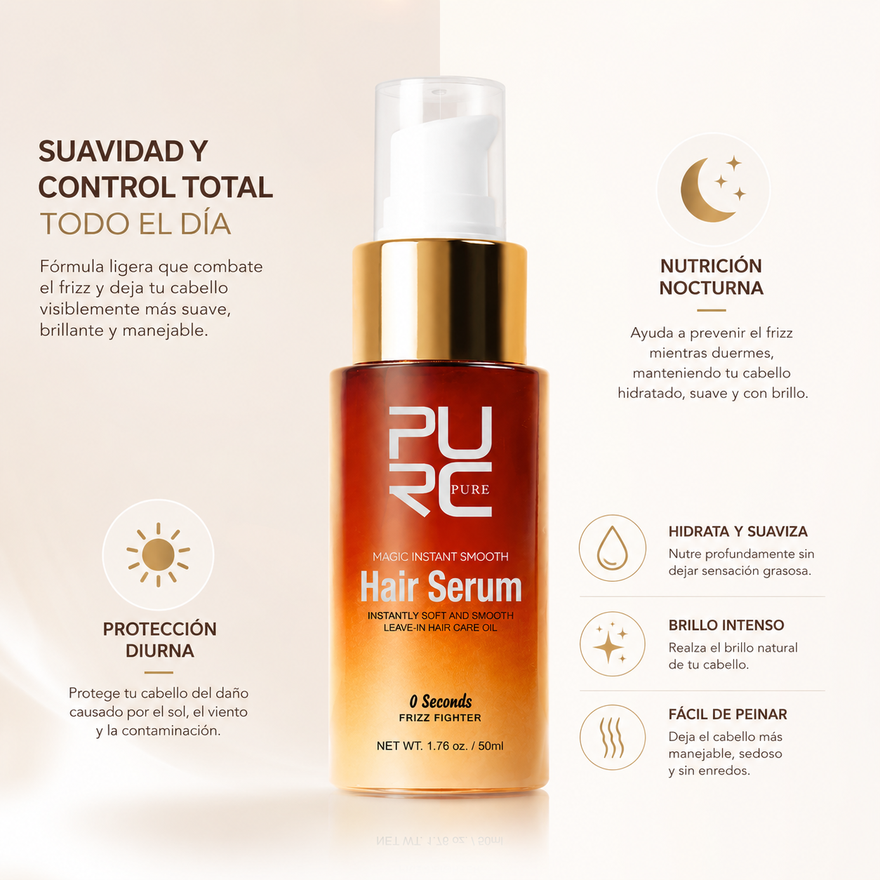 PURC Sérum Capilar 0 Frizz